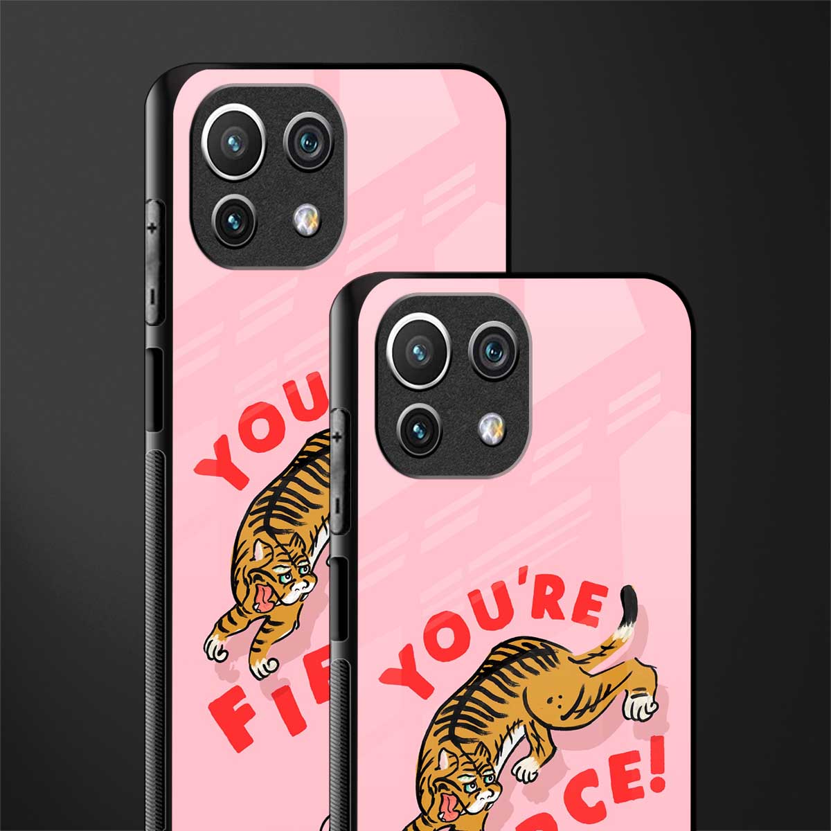 you're fierce glass case for mi 11 lite image-2