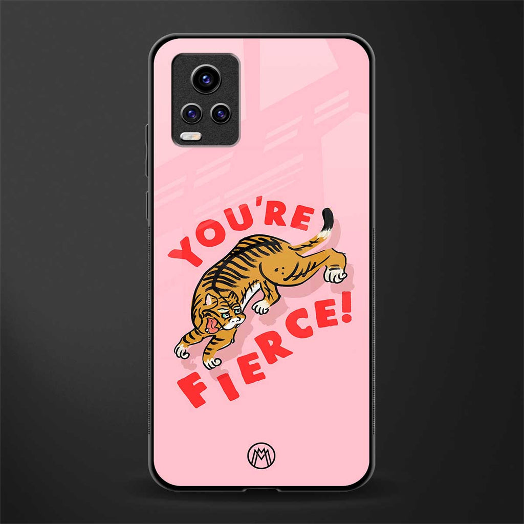 you're fierce back phone cover | glass case for vivo y73