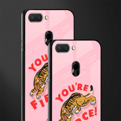 you're fierce glass case for oppo a5 image-2
