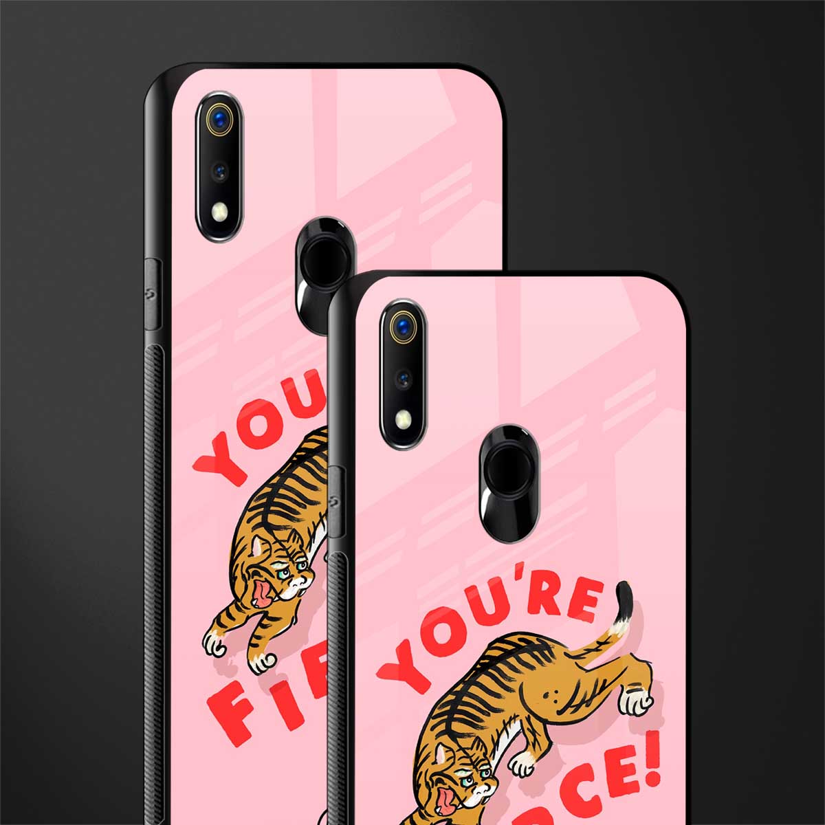 you're fierce glass case for realme 3 pro image-2