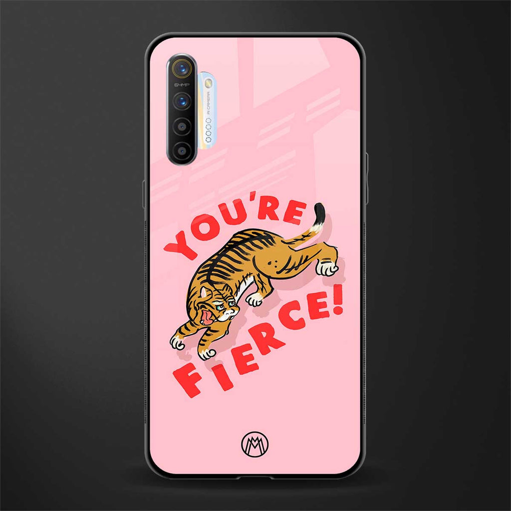 you're fierce glass case for realme xt image