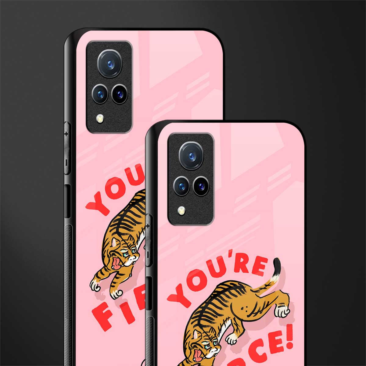 you're fierce glass case for vivo v21 5g image-2