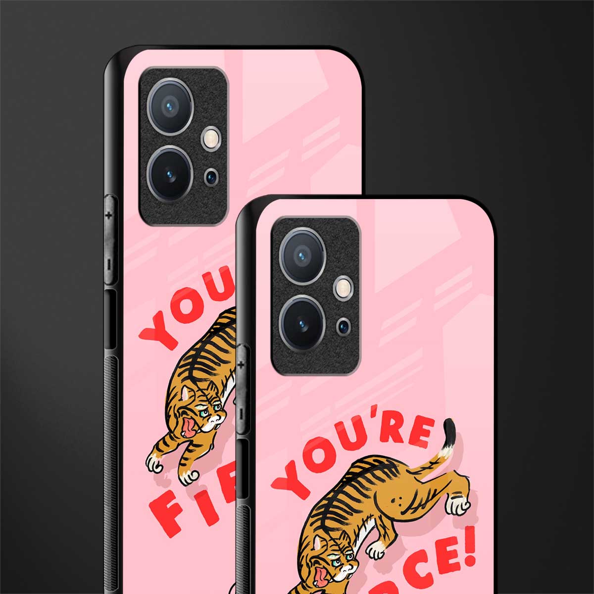 you're fierce glass case for vivo t1 5g image-2