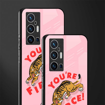 you're fierce glass case for vivo x70 pro plus image-2