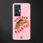 you're fierce glass case for vivo x70 pro plus image