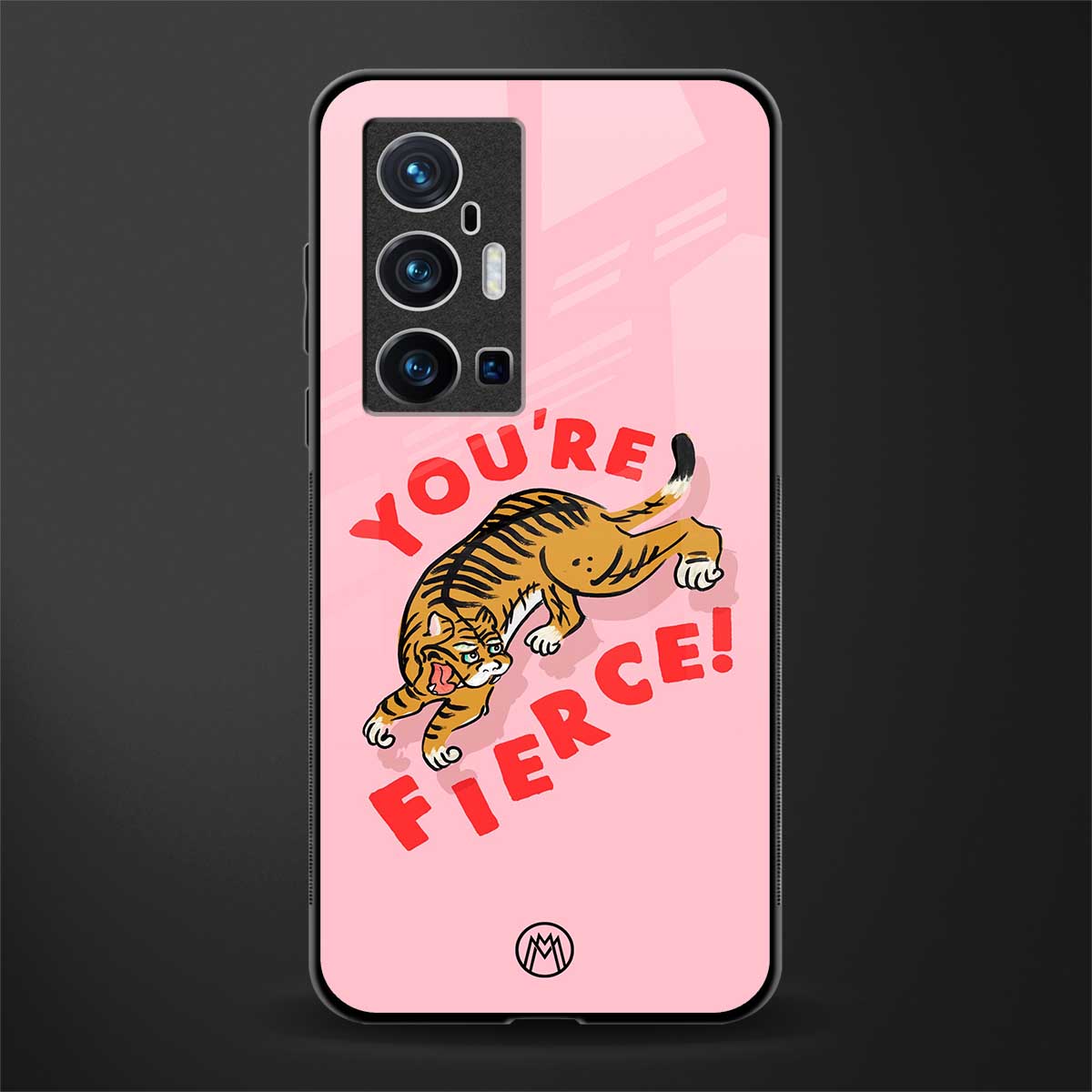 you're fierce glass case for vivo x70 pro plus image