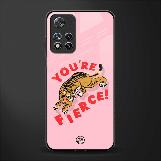 you're fierce glass case for poco m4 pro 5g image