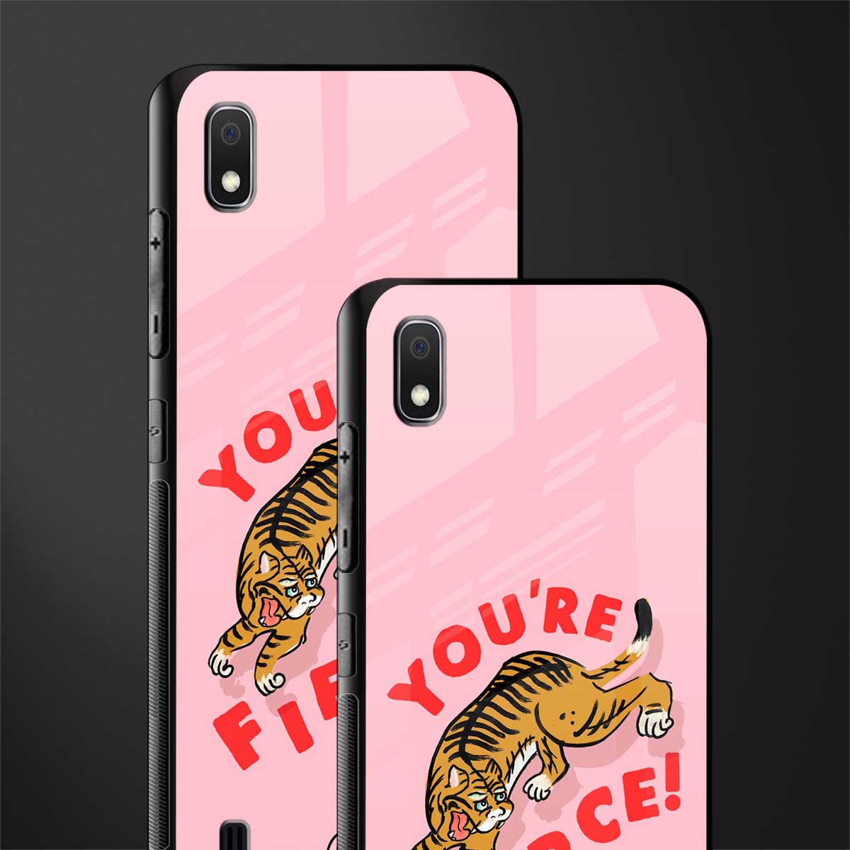 you're fierce glass case for samsung galaxy a10 image-2
