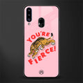 you're fierce glass case for samsung galaxy a20s image