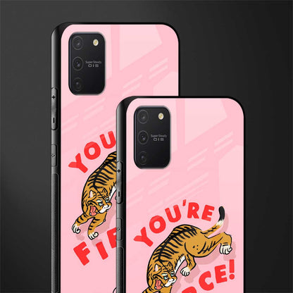 you're fierce glass case for samsung galaxy a91 image-2