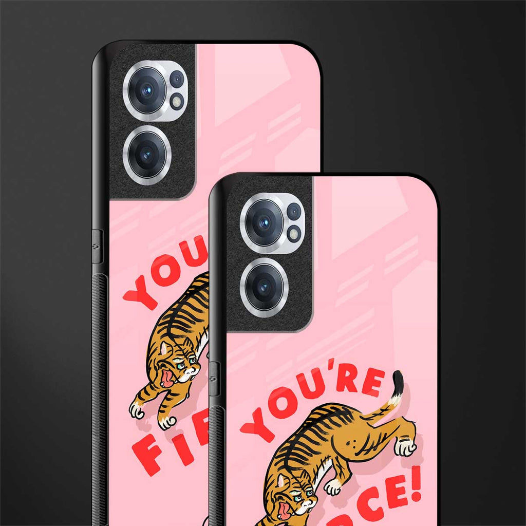 you're fierce glass case for oneplus nord ce 2 5g image-2