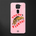 you're fierce glass case for redmi note 9 image