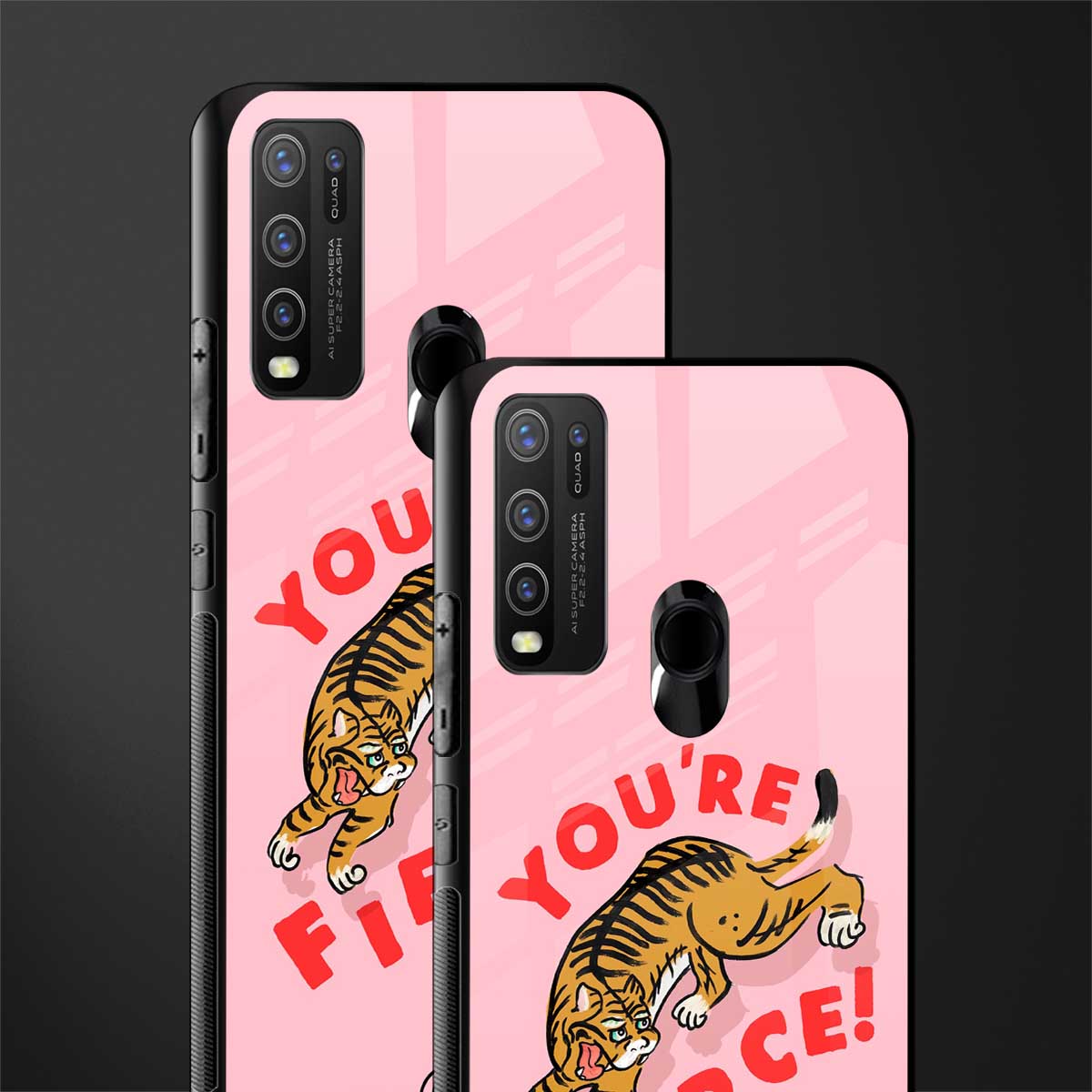 you're fierce glass case for vivo y50 image-2