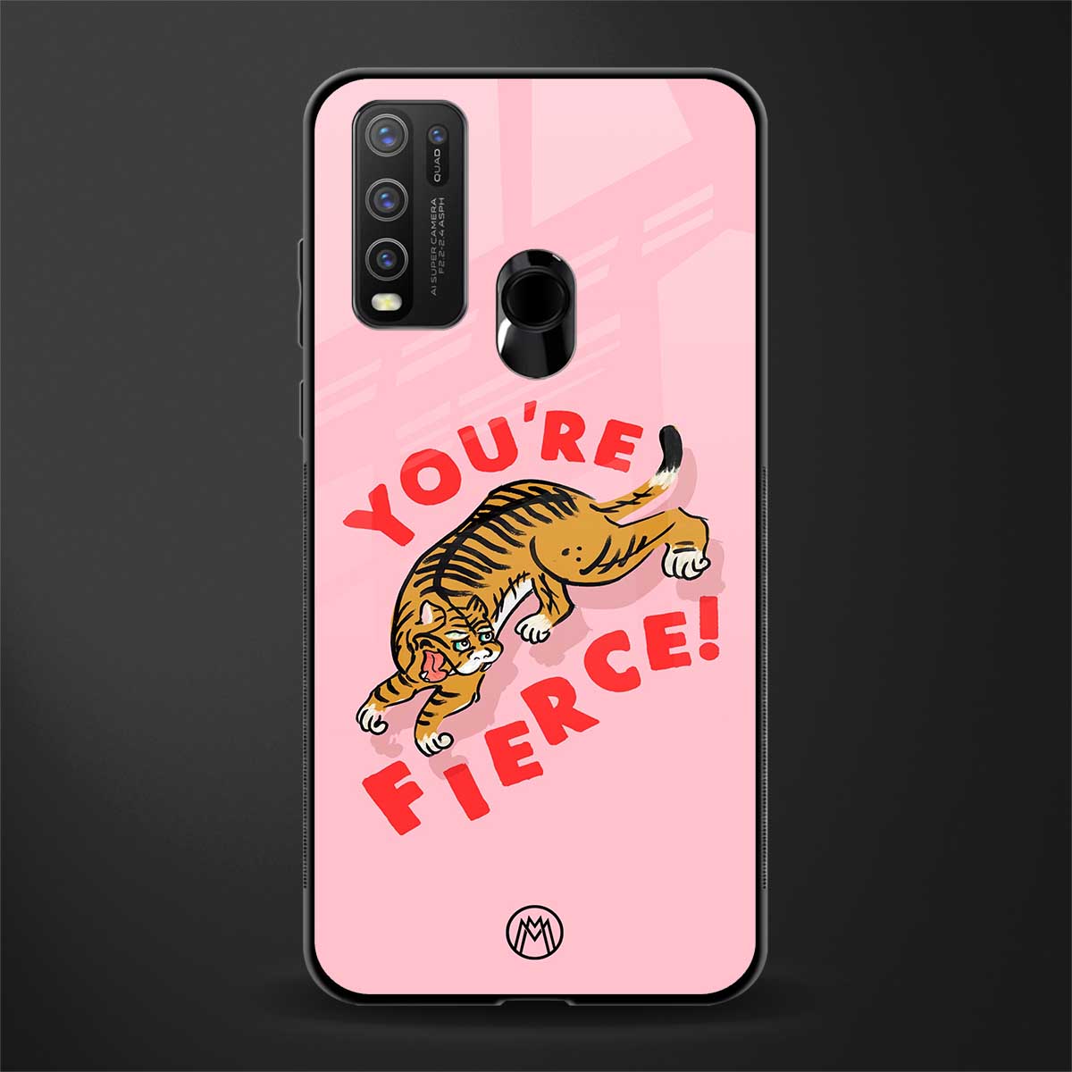 you're fierce glass case for vivo y30 image