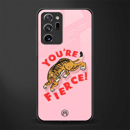 you're fierce glass case for samsung galaxy note 20 ultra 5g image