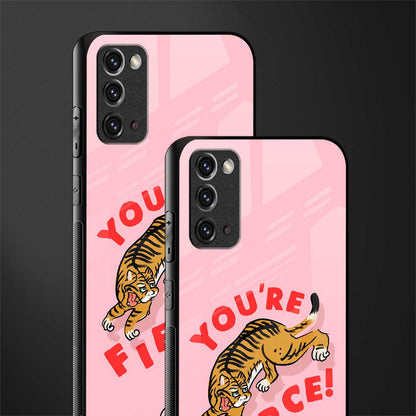 you're fierce glass case for samsung galaxy note 20 image-2