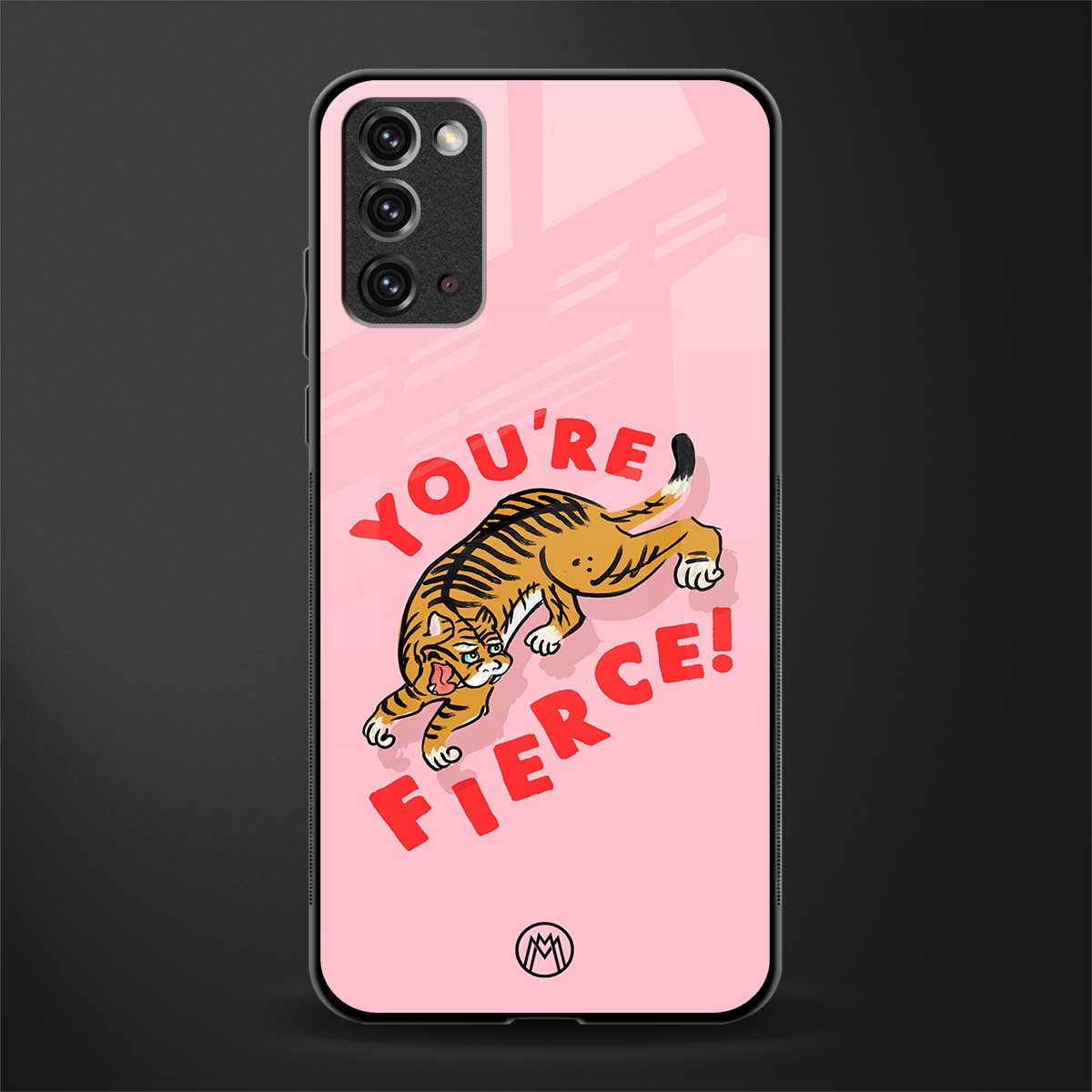 you're fierce glass case for samsung galaxy note 20 image