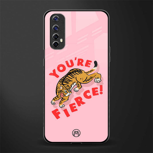 you're fierce glass case for realme 7 image
