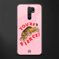 you're fierce glass case for redmi 9 prime image