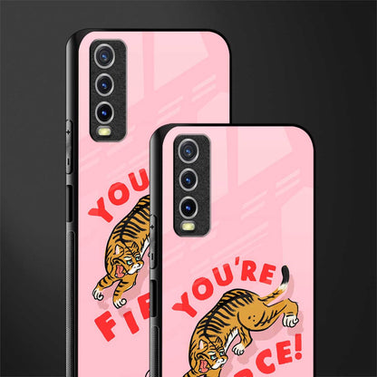 you're fierce glass case for vivo y20 image-2