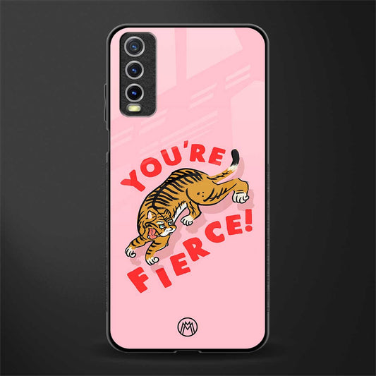 you're fierce glass case for vivo y12s image