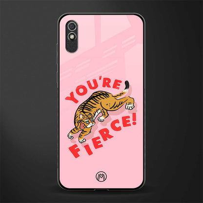 you're fierce glass case for redmi 9i image