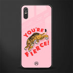 you're fierce glass case for redmi 9a image