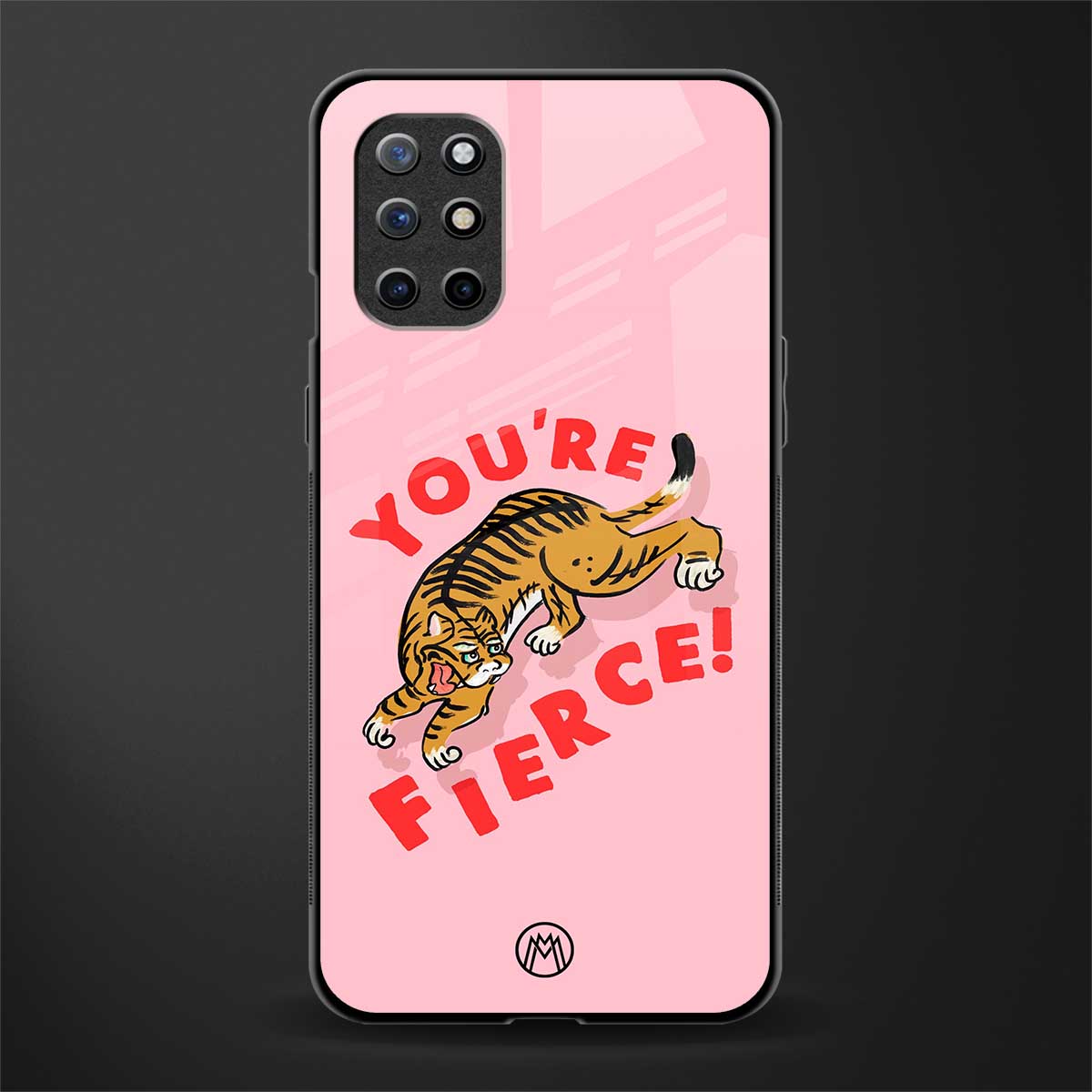 you're fierce glass case for oneplus 8t image