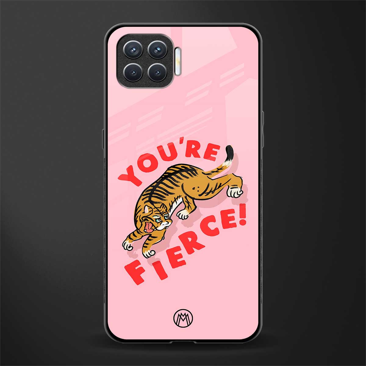 you're fierce glass case for oppo f17 image