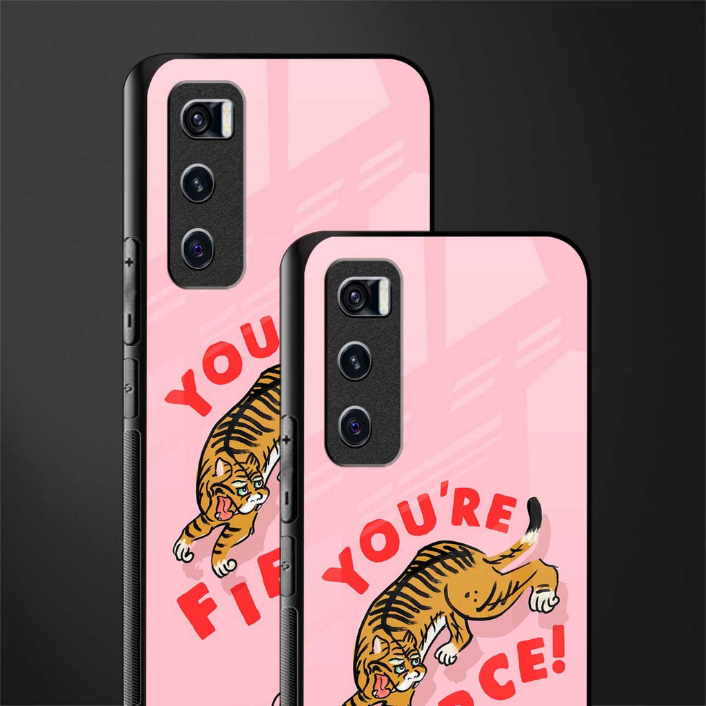 you're fierce glass case for vivo v20 se image-2