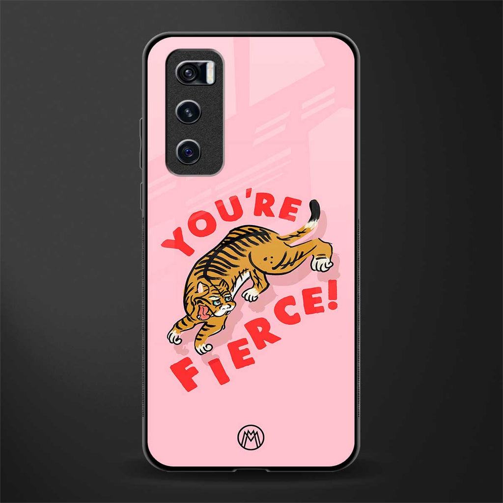 you're fierce glass case for vivo v20 se image