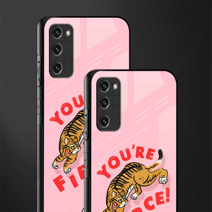 you're fierce glass case for samsung galaxy s20 fe image-2