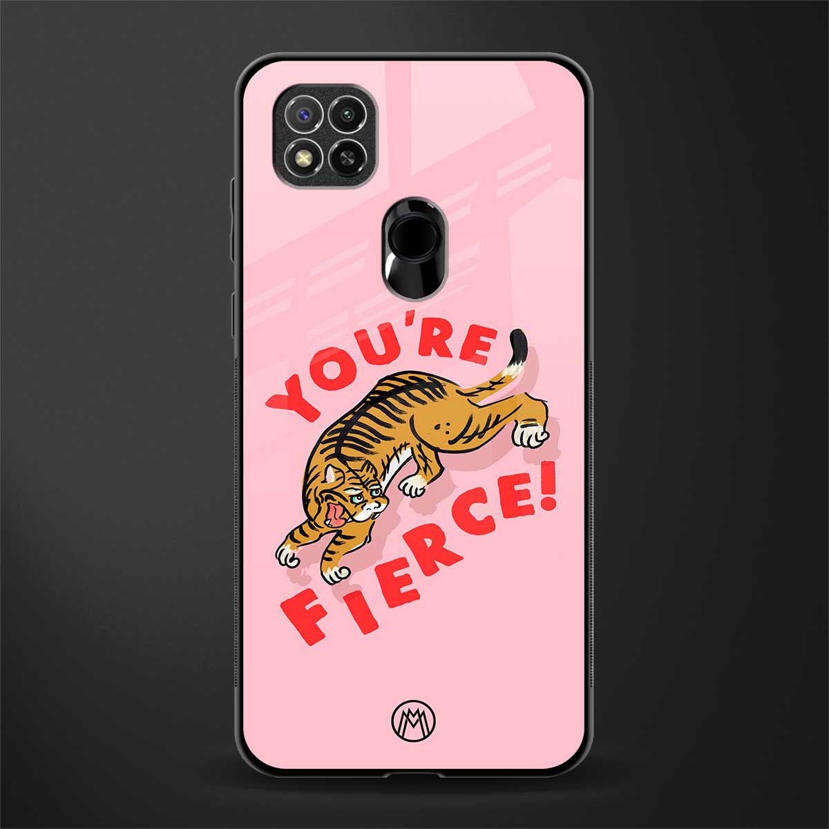 you're fierce glass case for redmi 9 image
