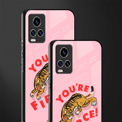 you're fierce glass case for vivo v20 pro image-2