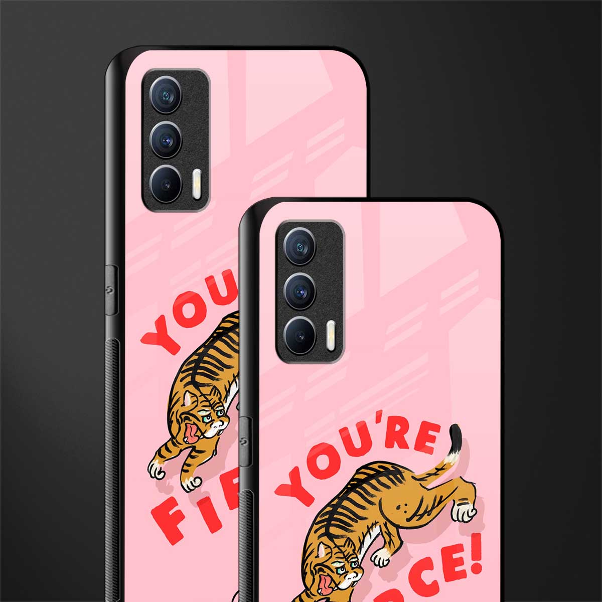 you're fierce glass case for realme x7 image-2
