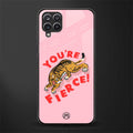 you're fierce glass case for samsung galaxy a12 image
