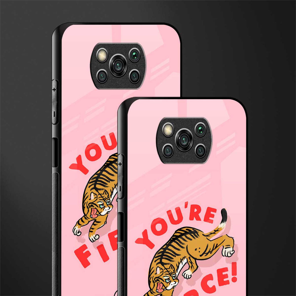 you're fierce glass case for poco x3 image-2