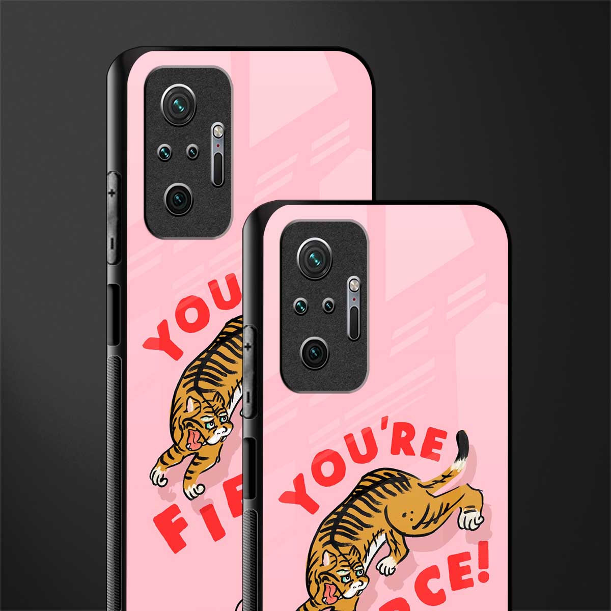 you're fierce glass case for redmi note 10 pro image-2