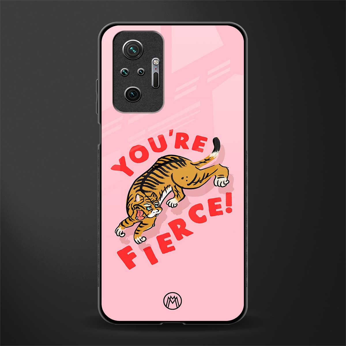you're fierce glass case for redmi note 10 pro image