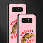 you're fierce glass case for samsung galaxy note 8 image-2