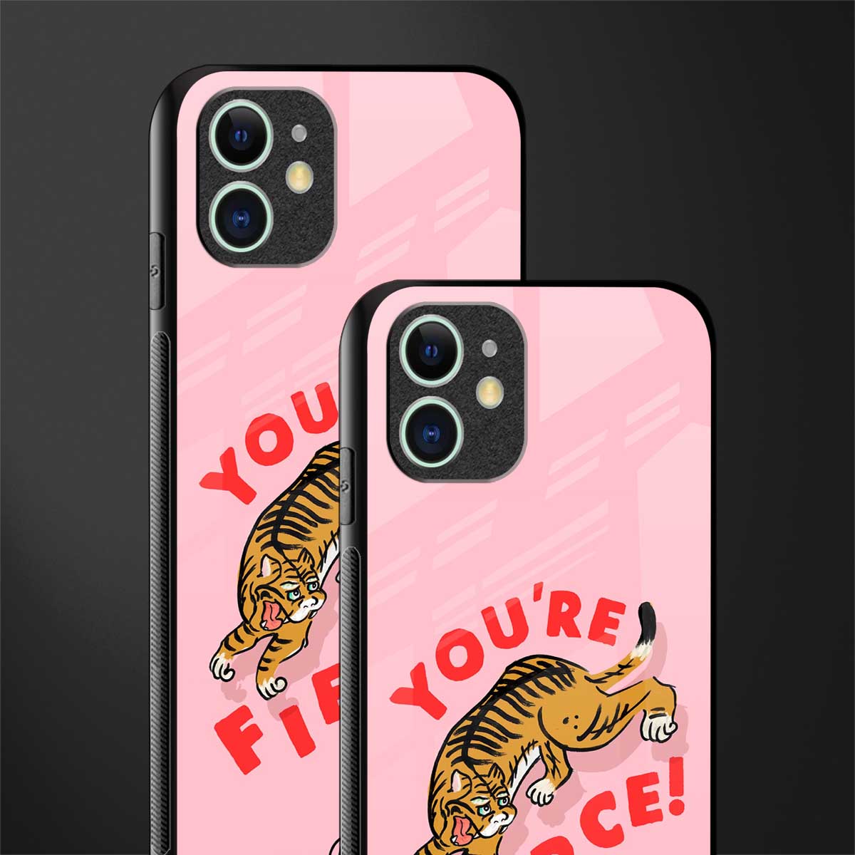 you're fierce glass case for iphone 11 image-2
