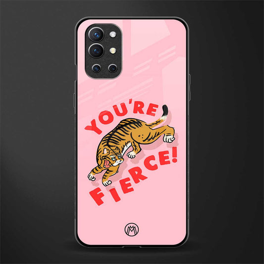 you're fierce glass case for oneplus 9r image
