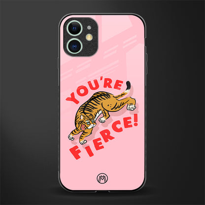 you're fierce glass case for iphone 12 mini image