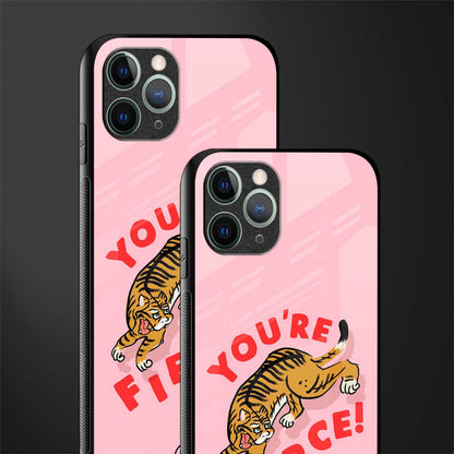 you're fierce glass case for iphone 11 pro image-2