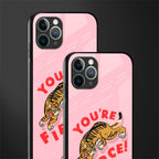 you're fierce glass case for iphone 11 pro max image-2