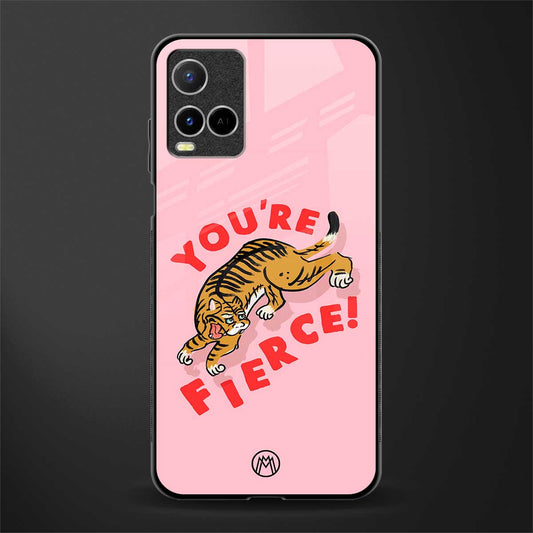 you're fierce glass case for vivo y21a image