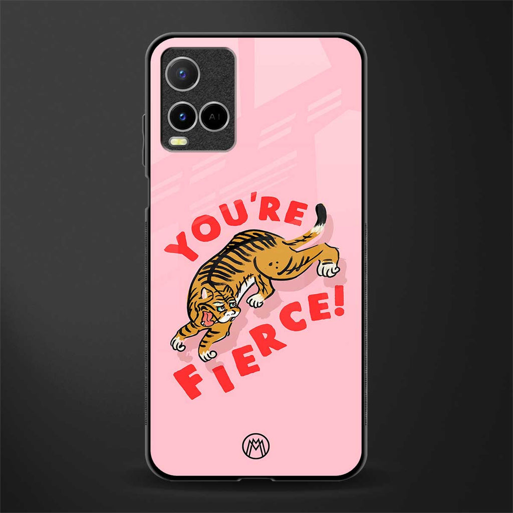 you're fierce glass case for vivo y21s image