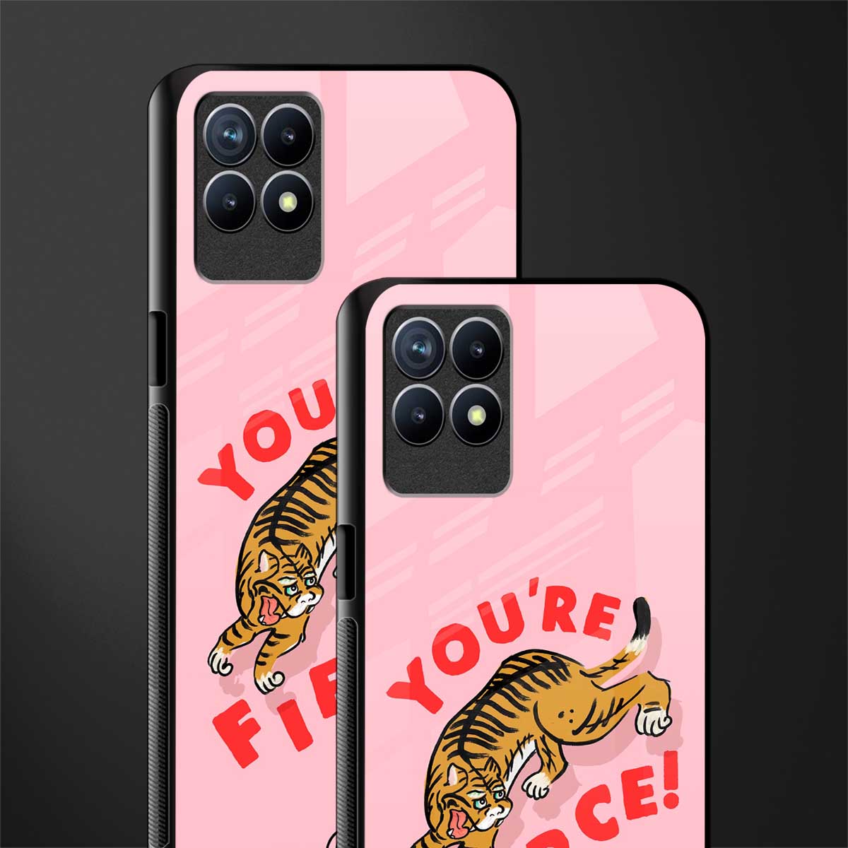 you're fierce glass case for realme narzo 50 image-2