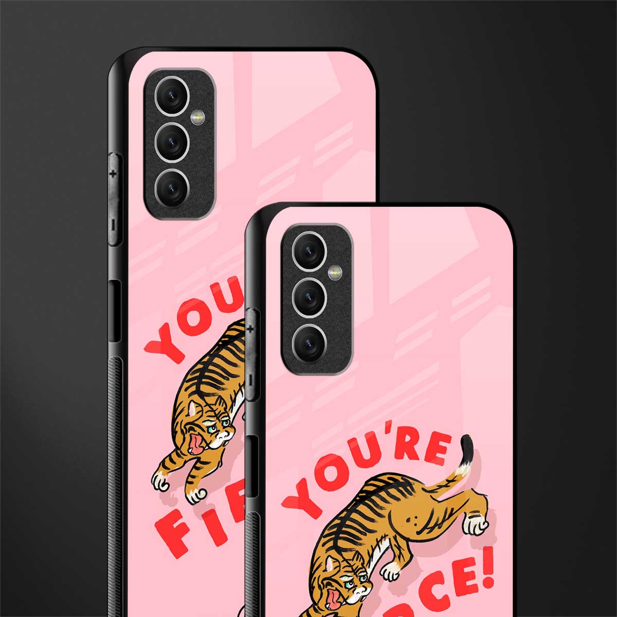 you're fierce glass case for samsung galaxy m52 5g image-2