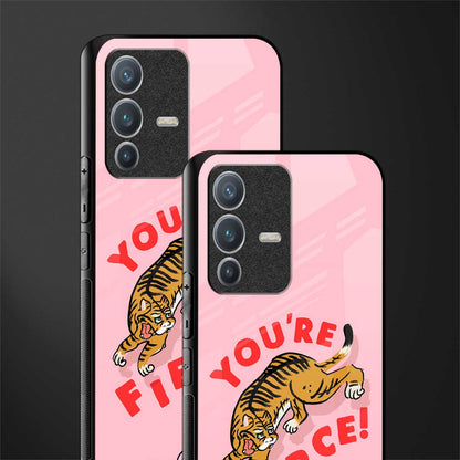 you're fierce glass case for vivo v23 pro 5g image-2